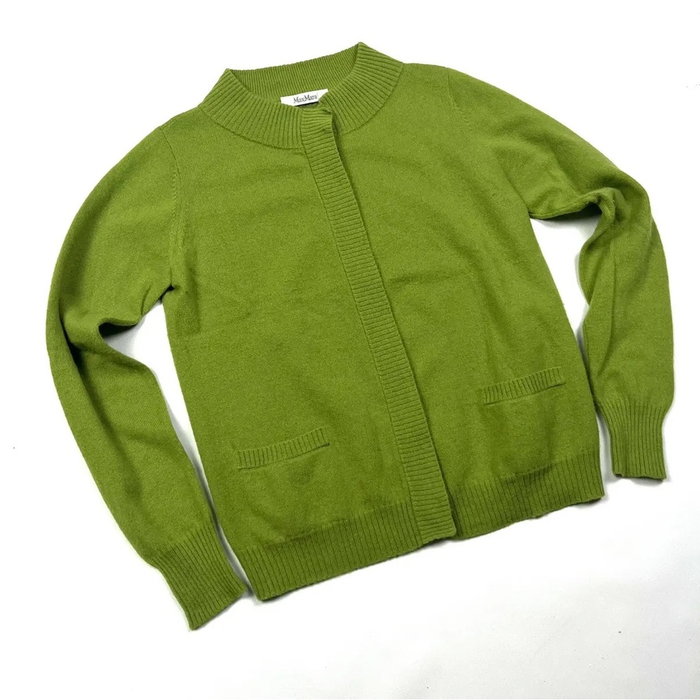 Max Mara Leisure Arancio Cashmere Cardigan